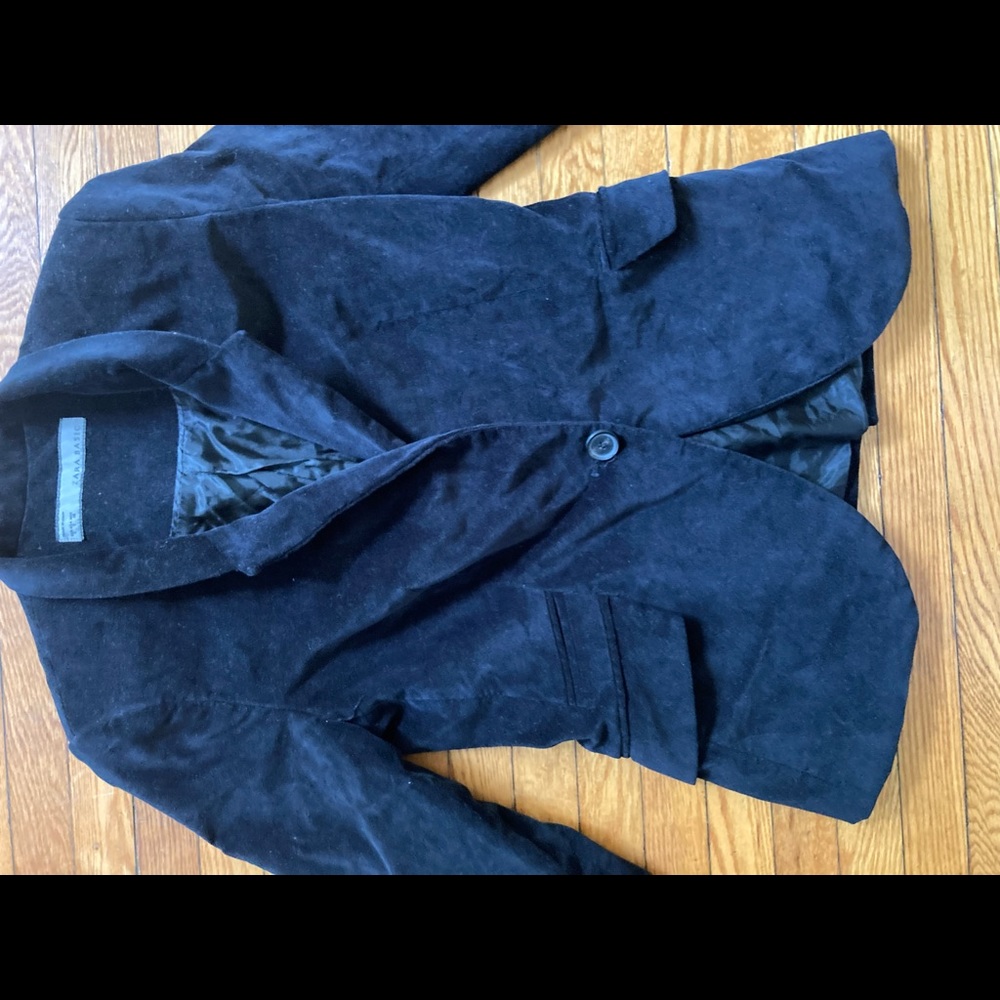 Black Velvet Zara basic blazer - Picture 4 of 7